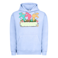 Pigment Grape Ice easter bunny trio Urban Hoodie - MaliasSmallBusiness