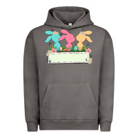 Pigment Tornado easter bunny trio Urban Hoodie - MaliasSmallBusiness