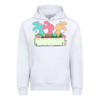 White easter bunny trio Urban Hoodie - MaliasSmallBusiness