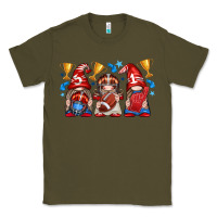 Army Green football gnome with element Classic Tee - texasbilliewilder