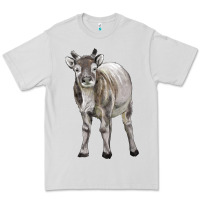 Dove Grey reindeer fawn deer Premium Tee - LillyAllenDesigns