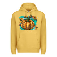 Antique Gold pumpkin western Premium Hoodie - BarkalooDesign