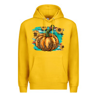 Lemon pumpkin western Premium Hoodie - BarkalooDesign