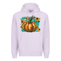 Lilac pumpkin western Premium Hoodie - BarkalooDesign