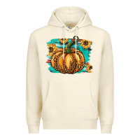Sandshell pumpkin western Premium Hoodie - BarkalooDesign