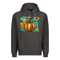 Smoke pumpkin western Premium Hoodie - BarkalooDesign