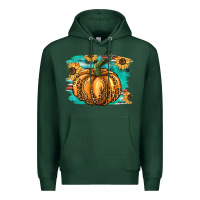 Sports Green pumpkin western Premium Hoodie - BarkalooDesign
