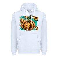 White pumpkin western Premium Hoodie - BarkalooDesign