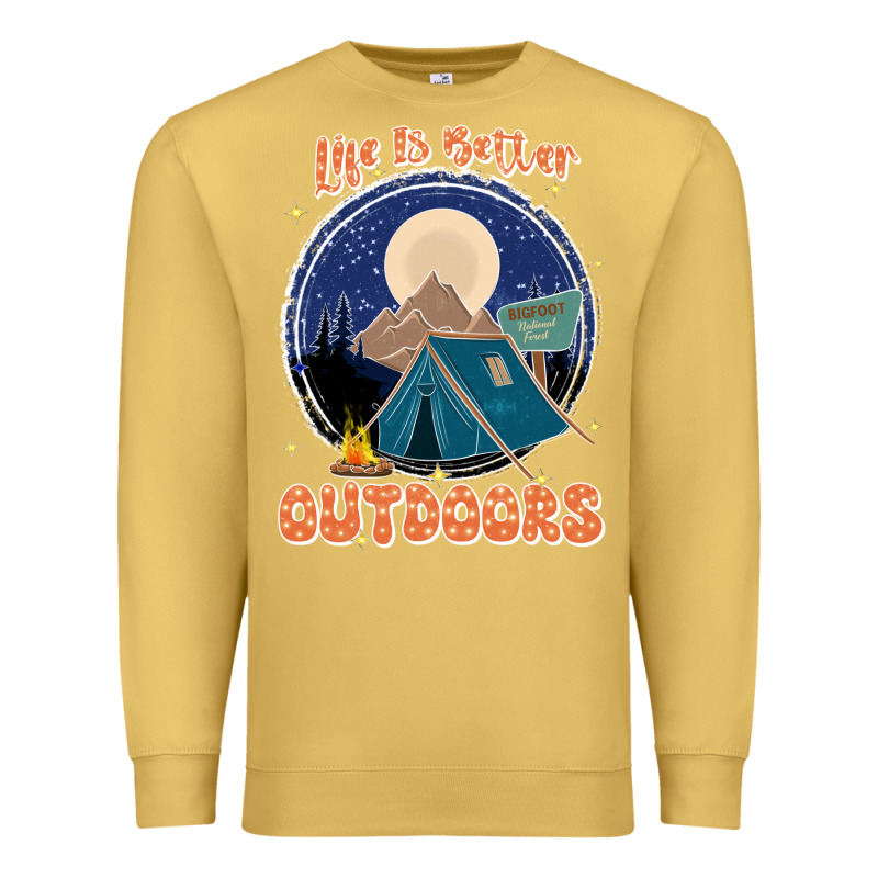 Life Is Better Outdoors Premium Sweatshirt by JahusDesignShop | Teevron