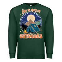 Sports Green life is better outdoors Premium Sweatshirt - JahusDesignShop