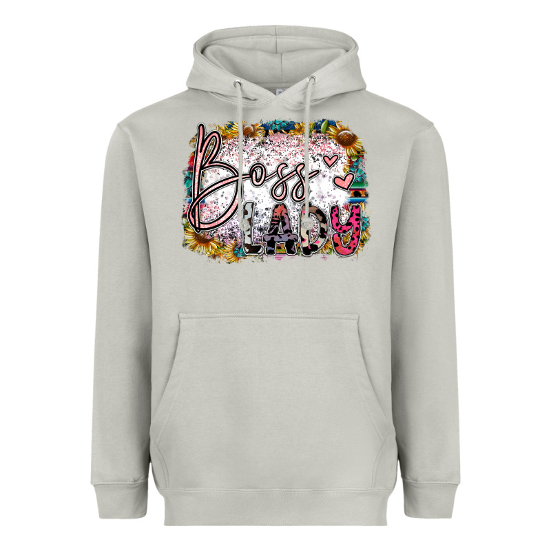 Boss Lady Heavyweight Hoodie by SublimationCraftShop | Teevron