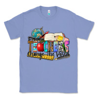 Colony Blue teachers change the world Classic Tee - Zillion Design Studio