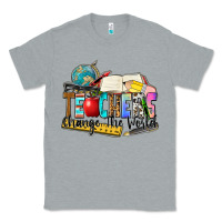 Heather Grey teachers change the world Classic Tee - Zillion Design Studio