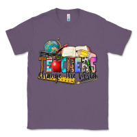 Lavender teachers change the world Classic Tee - Zillion Design Studio