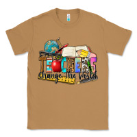 Toasted Coconut teachers change the world Classic Tee - Zillion Design Studio