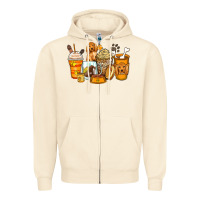 Sandshell cocker spaniel coffee cups Zipper Hoodie - Zillion Design Studio