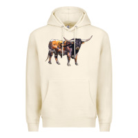 Tofu Texas Longhorn Bull Premium Hoodie - LillyAllenDesigns