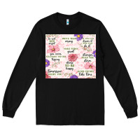 Black positive quotes Long Sleeve Tee - MaliasSmallBusiness