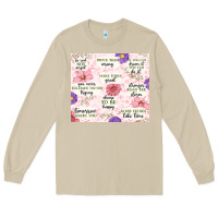 Mushroom positive quotes Long Sleeve Tee - MaliasSmallBusiness
