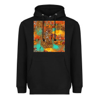Black western skeleton seamless pattern Heavyweight Hoodie - HRA Design Shop