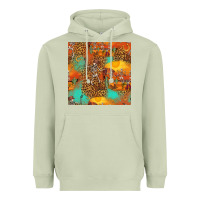 Matcha western skeleton seamless pattern Heavyweight Hoodie - HRA Design Shop