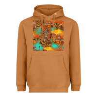 Meerkat western skeleton seamless pattern Heavyweight Hoodie - HRA Design Shop
