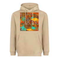 Mushroom western skeleton seamless pattern Heavyweight Hoodie - HRA Design Shop