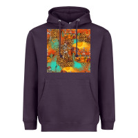 Plum western skeleton seamless pattern Heavyweight Hoodie - HRA Design Shop