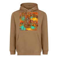 Toasted Coconut western skeleton seamless pattern Heavyweight Hoodie - HRA Design Shop