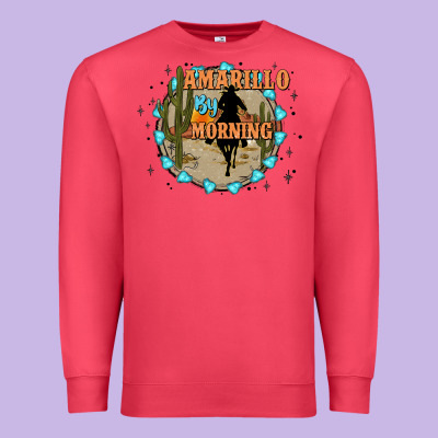 Amarillo By Morning Premium Sweatshirt Designed By Jahusdesignshop