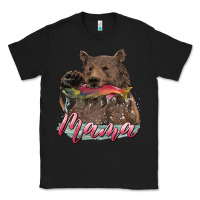 Black Mother's Day Mama Bear Hunting Fish Classic Tee - RanaPortraitStore