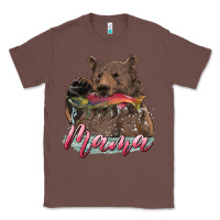 Chestnut Mother's Day Mama Bear Hunting Fish Classic Tee - RanaPortraitStore