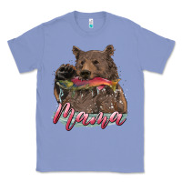 Colony Blue Mother's Day Mama Bear Hunting Fish Classic Tee - RanaPortraitStore
