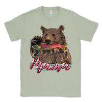 Matcha Mother's Day Mama Bear Hunting Fish Classic Tee - RanaPortraitStore