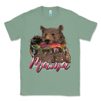 Sage Mother's Day Mama Bear Hunting Fish Classic Tee - RanaPortraitStore
