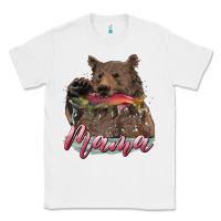White Mother's Day Mama Bear Hunting Fish Classic Tee - RanaPortraitStore