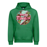 Emerald happy teacher lighting bolt Urban Hoodie - MaliasSmallBusiness
