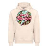 Sandshell happy teacher lighting bolt Urban Hoodie - MaliasSmallBusiness
