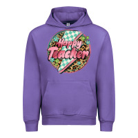 Tulip happy teacher lighting bolt Urban Hoodie - MaliasSmallBusiness