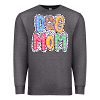 Charcoal Heather dog mom dalmatian Premium Sweatshirt - JahusDesignShop