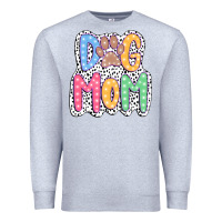 Heather Grey dog mom dalmatian Premium Sweatshirt - JahusDesignShop