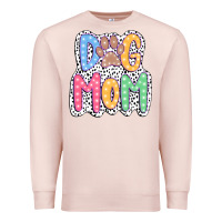 Pale Pink dog mom dalmatian Premium Sweatshirt - JahusDesignShop