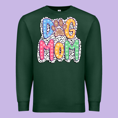 Dog Mom Dalmatian Premium Sweatshirt Designed By Jahusdesignshop