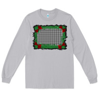 Moon Dust christmas black and white background Long Sleeve Tee - BarkalooDesign