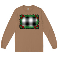 Toasted Coconut christmas black and white background Long Sleeve Tee - BarkalooDesign