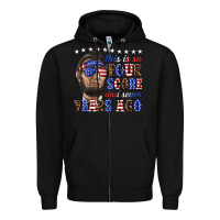 Black this is so four score and seven years ago Zipper Hoodie - texasbilliewilder