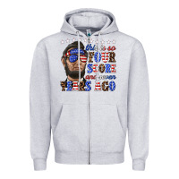 Heather Grey this is so four score and seven years ago Zipper Hoodie - texasbilliewilder