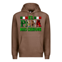 Chestnut El Papa Mas Chingon Mexican Premium Hoodie - LillyAllenDesigns