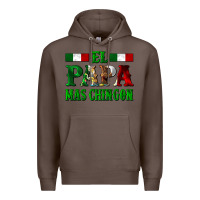 Coffee El Papa Mas Chingon Mexican Premium Hoodie - LillyAllenDesigns