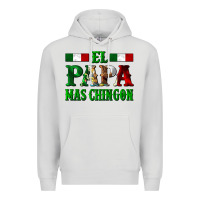 Dove Grey El Papa Mas Chingon Mexican Premium Hoodie - LillyAllenDesigns